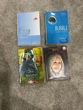 Set of 4 Young Adult Paperback Books - all four books "used" but in good shape